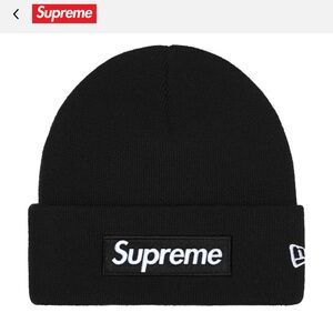 Supreme/ New Era Box Logo Beanie “Black” OS